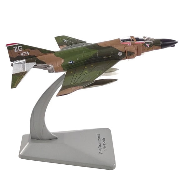 TAPDRA For USAF Collectors F-4 Phantom II Fighter Model 1:144 Scale Die Cast Alloy 14cm x 9.5cm Decor Collection