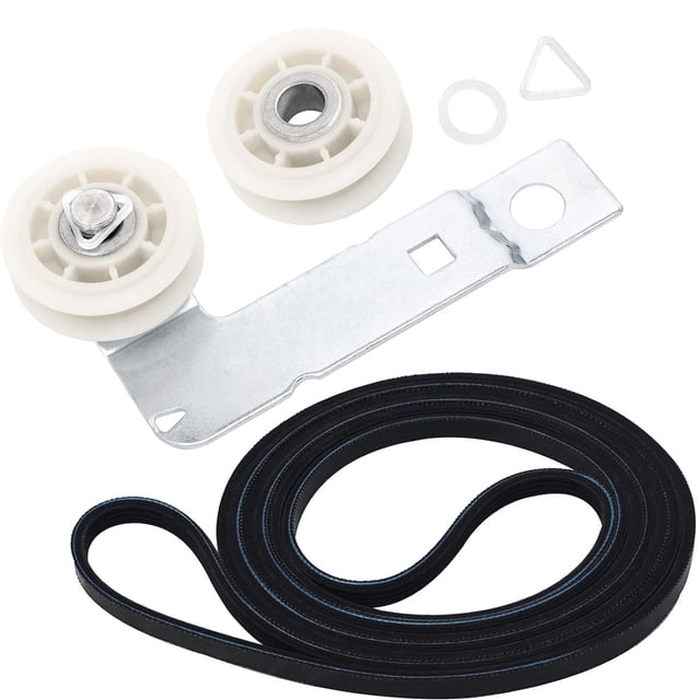 Whirlpool Dryer Repair Kit – Belt, Pulley & Rollers For LER4634PQ0, LER4634JQ0, LER4634EQ2 – Made In USA