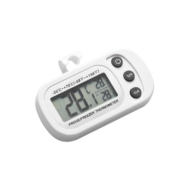 TAPDRA Fridge Freezer Thermometer With Hanging Hook Max Min Temperature Record For Commercial Cold Storage Room Refrigeration Equipment