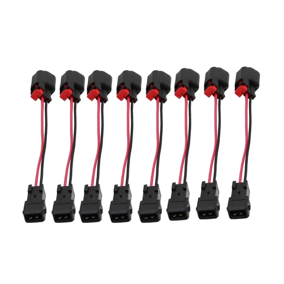 TAPDRA Fuel Injector Adapter EV1 To USCAR EV6 EV14 Plug And Play Connector For LS Series Engine Wiring Harness