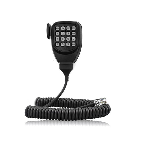 TAPDRA Full Remote Control Handheld Microphone with Backlit Keyboard for QYT KT-8900, KT-UV980, KT-7900D, KT-780plus Radios