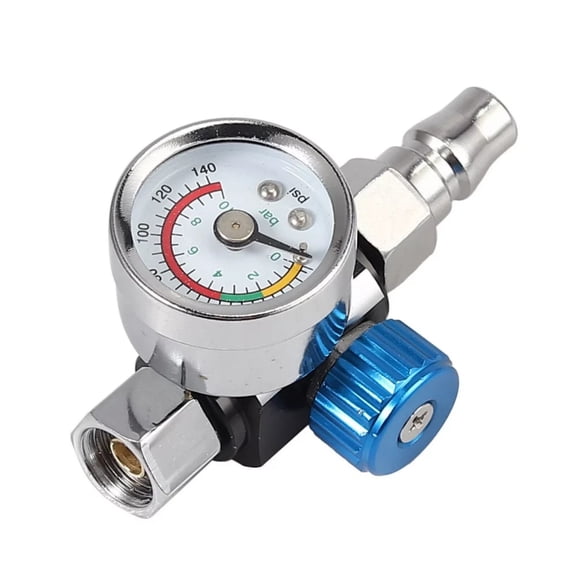 TAPDRA G1/4 Pressure Relief Valve 0-10 Bar for Spray Tools Workshops Automotive Woodworking Metal Plastic Intake Thread