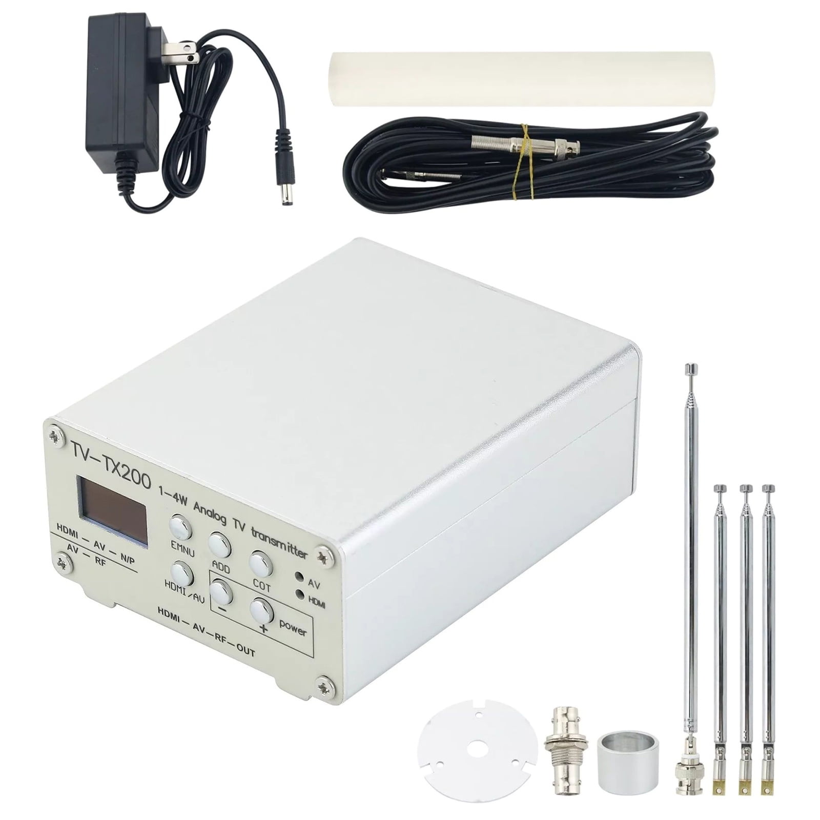 TAPDRA HD Analog TV Transmitter HD CVBS Input VHF UHF Channels TV TX200 ...