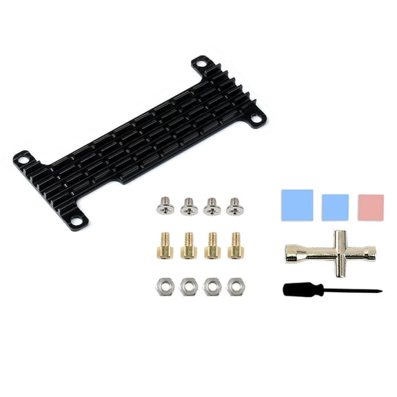 TAPDRA Heatsink Kit Aluminum, Noiseless for Zero / Zero W / Zero 2 W / Zero WH Accessory Heat Sheet