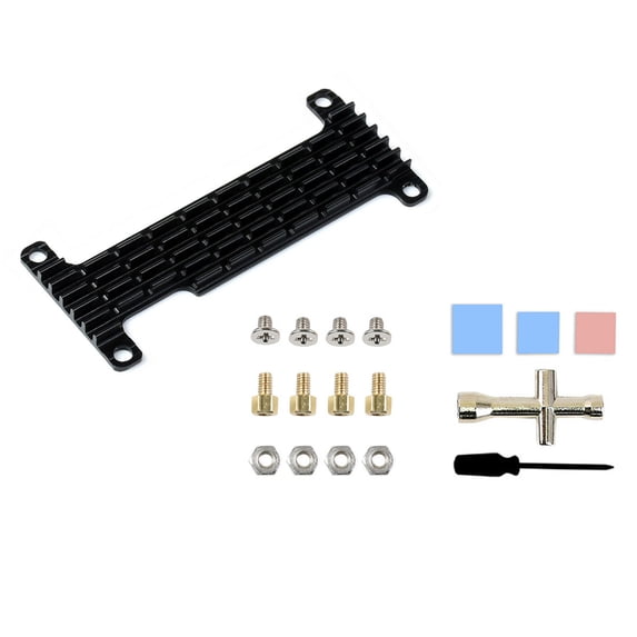 TAPDRA Heatsink Kit Aluminum, Noiseless for Zero / Zero W / Zero 2 W / Zero WH Accessory Heat Sheet