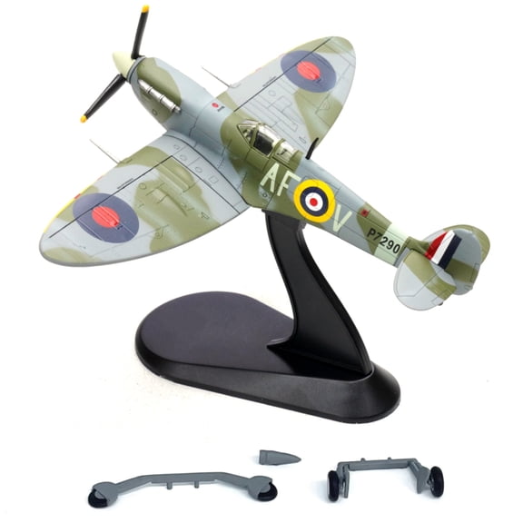 TAPDRA High Precision Spitfire Mk Vb Fighter Replica 1:72 Scale Alloy Plastic For Aircraft Enthusiast Birthday Christmas Collection