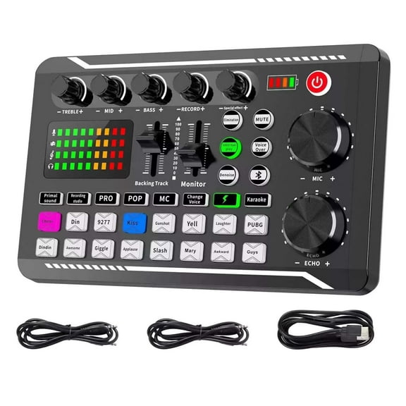 TAPDRA High-Quality Audio Mixing F988 Sound Card for Music Recording - 24-Bit Bitrate & 120kHz Sampling