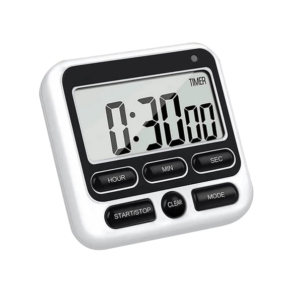 TAPDRA Large Display Digital Kitchen Timer Fast Forward Function For Home Cooking Sport Training Time Management Tool