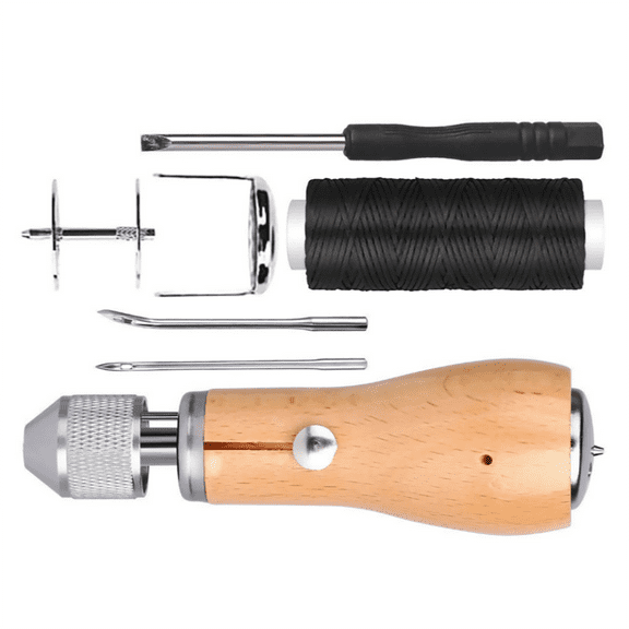 TAPDRA Leather Hand Sewing Machine With Storage Handle For Bags Shoes Saddles Canvas DIY Craft Repair Work