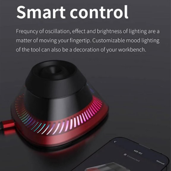 TAPDRA Liquid Oscillating Stirrer Smart App Control Brushless Motor Type C DC for Paint Ink Modelling Bottle Professional Mixing Blending