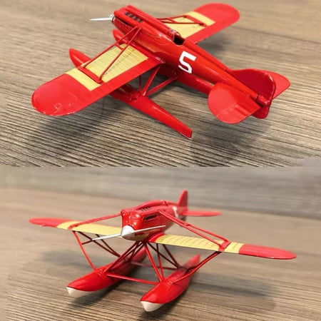 TAPDRA Macchi M.39 Schneider Trophy Model 4.3in Alloy+Plastic For Aircraft Collection Desk Home Office Decor