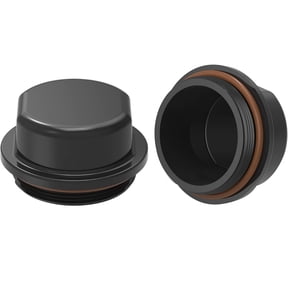 TAPDRA Marine Hub Dust Cap for 1250-1750 Lbs Vortex 5 Bolt Hubs 81143 Plastic Quality Tested 2 Pack for Dexter