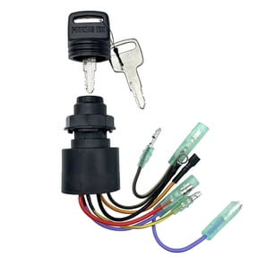 TAPDRA Marine Ignition Switch for Mercury Outboard Motor 9.9HP 30HP Remote Control 87-17009A5 3 Position Off Run Start