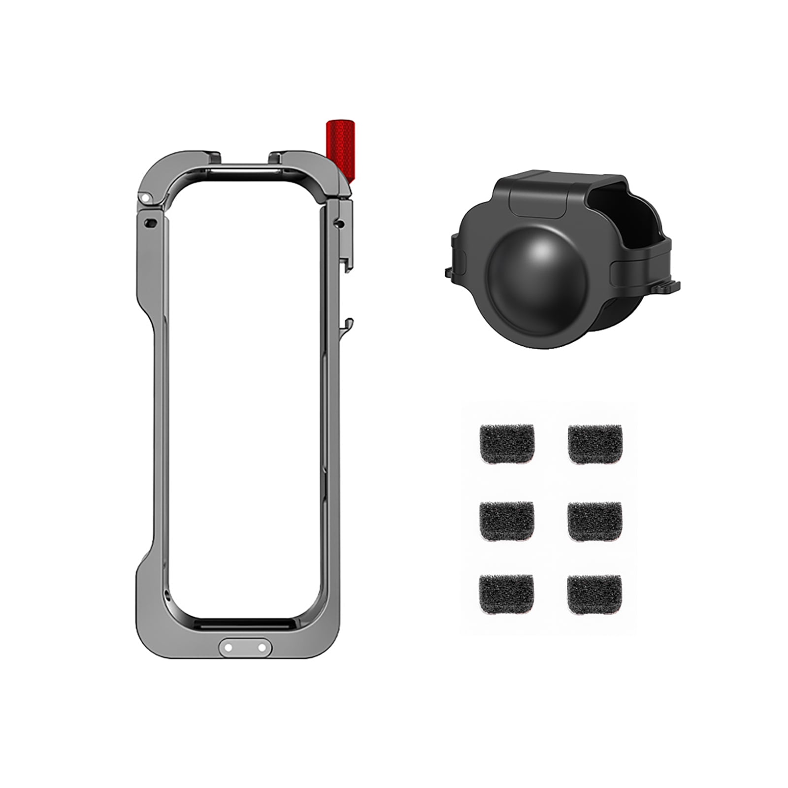 TAPDRA Metal Rabbit Cage Frame with Lens Cap Cold Shoe 1/4 Mount Quick ...