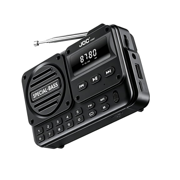 TAPDRA Multi Function Audio Player LED Display Device With TF Card USB MP3 Mode For Household Leisure Music And News Playback
