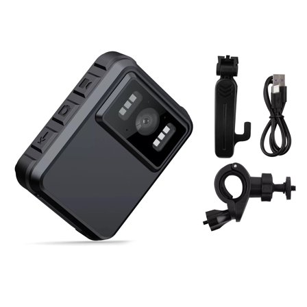 TAPDRA Night Vision Mini Camera for Recording 2K 8 Hour Battery WiFi 128G TF Card Support Bicycle Clip 2 Inch Display