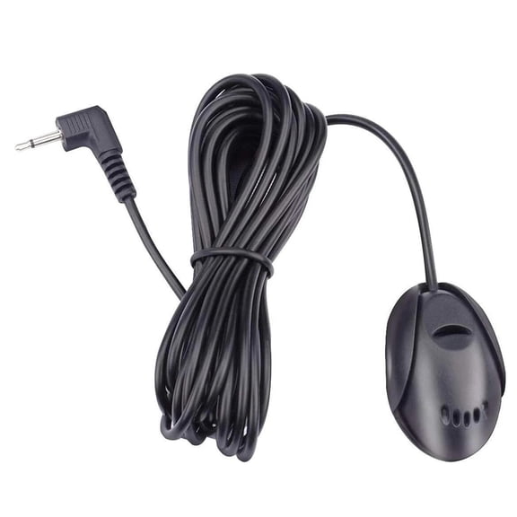 TAPDRA Omnidirectional 3.5mm Microphone for Car Stereo 3m Cable Noise Cancelling Hands Free Calling Replacement