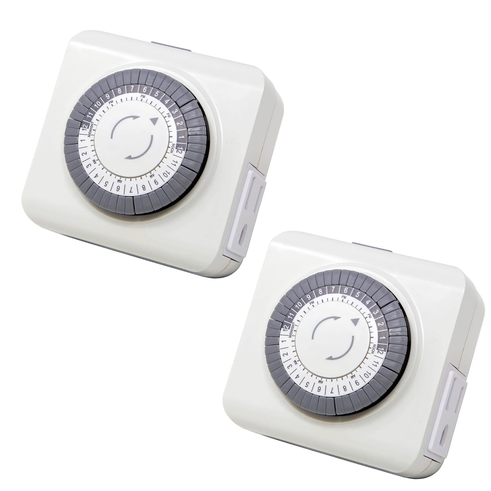 TAPDRA Outlet Timer Switch Mechanical Dial 24 Hour Range 1875W ...