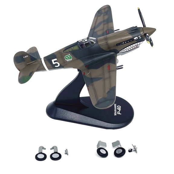 TAPDRA P-40C Warhawk Aircraft Model 1:72 Scale US Die Cast Alloy Plastic for Collection Decor Showcase Enthusiast