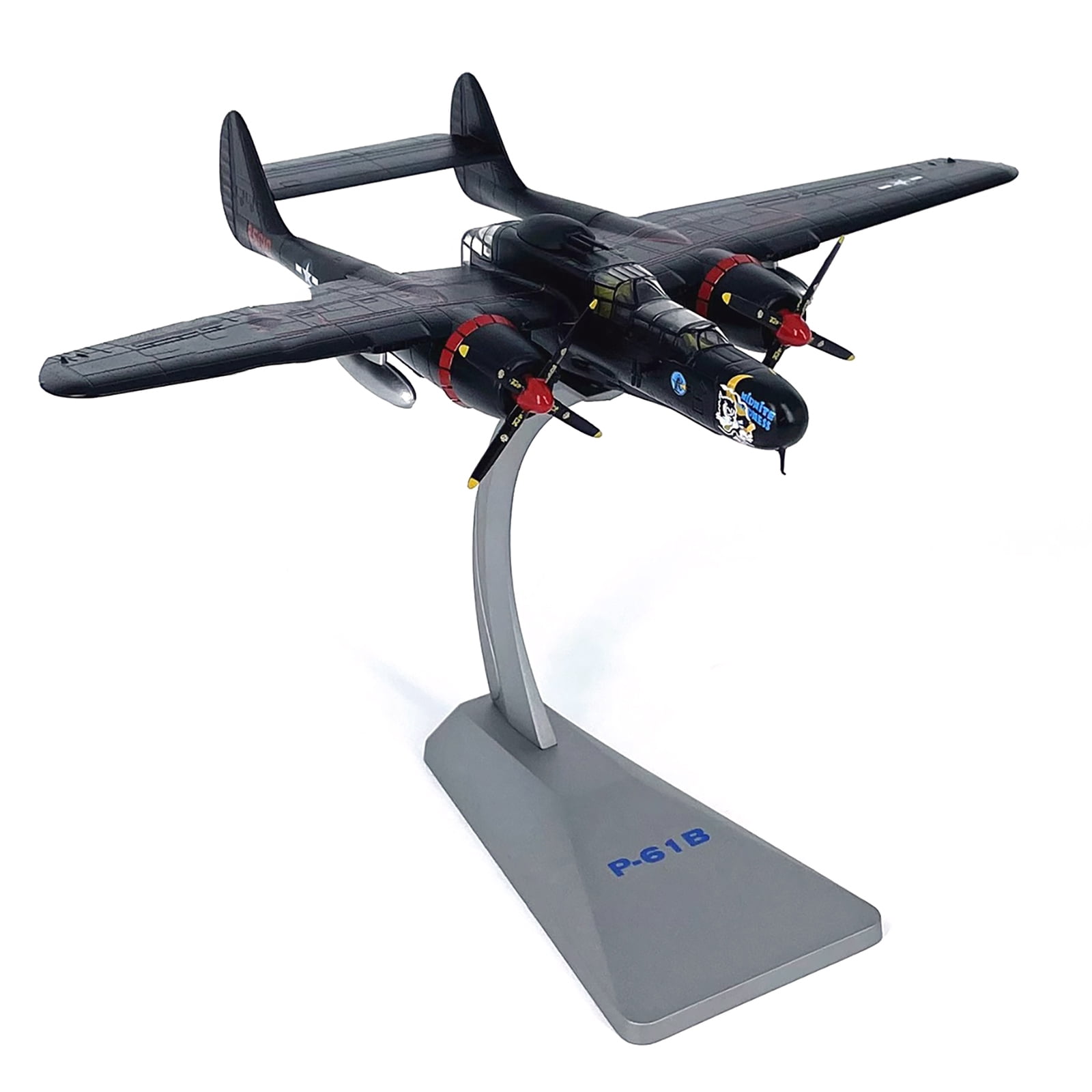 TAPDRA P 61B Black Widow USA Air Force WWII Fighter 1:72 Scale Model Plane Diecast Alloy Collection Display Decor Gift