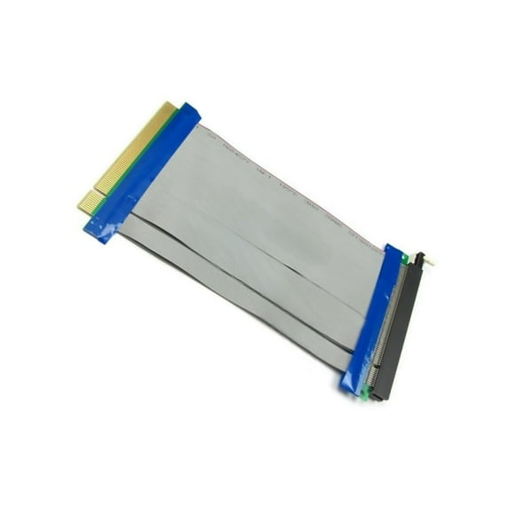 TAPDRA PCI-E x16 Male to Female Riser Cable 16cm Extension for Improved Airflow PC Builds Cable