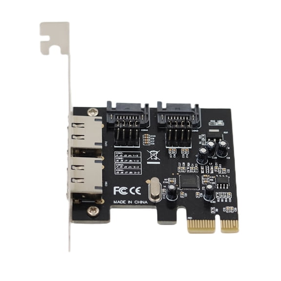 TAPDRA PCIE Data Transfer Card Dual SATA Ports For Desktop Computers Workstations Server Systems Home Offices Gaming Devices