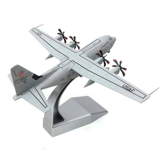 TAPDRA Part 1:200 Alloy USAF C-130 Hercules Transport Aircraft Model Aircraft Model Simulation Aviation Science Exhibition Model