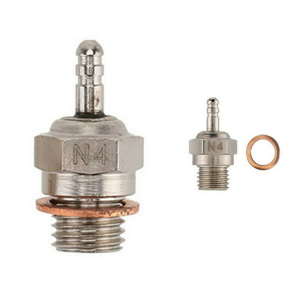 TAPDRA Part 1*N4 Glow Plugs #4 Hot Spark Vertex SH Engine Parts Accessroies For Nitro Truck Replace OS RC Model Car For HSP 70117 Spare Part