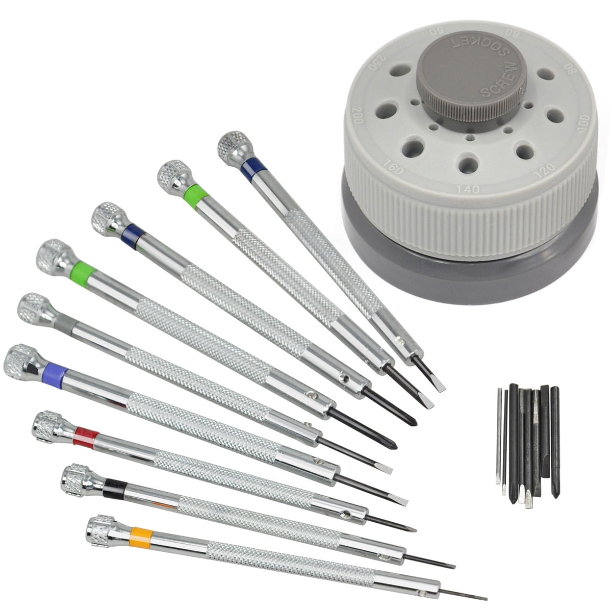 TAPDRA Part 1 Set Precision Screwdriver Set Watch Slotted Flat Blade Watchmaker 0.8-2.0MM Repairing Tool