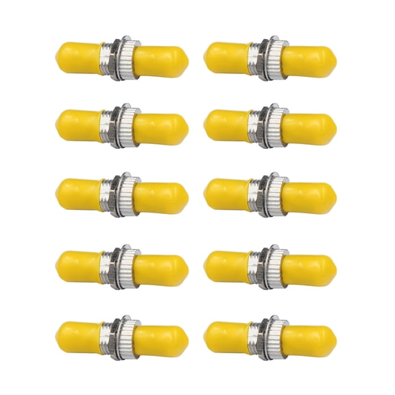 TAPDRA Part 10 Pack Fiber Optic Adaptor ST to ST Singlemode Single Cable Connector Coupler
