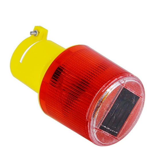 TAPDRA Part 2.5W 3V Waterproof Anti-corrosion LED Solar Strobe Warning Light Flash Road Barricade Traffic Signal Beacon Lamp