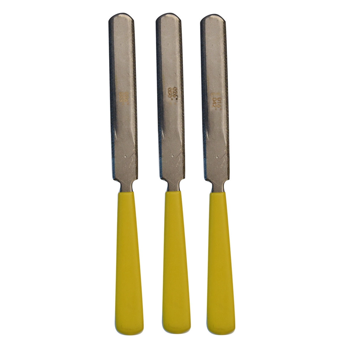 TAPDRA Part 3PCS 18.2CM Guitar Gauged Nut Slotting Files Double Sided Nut Saddle Files Luthier Guitar Tool