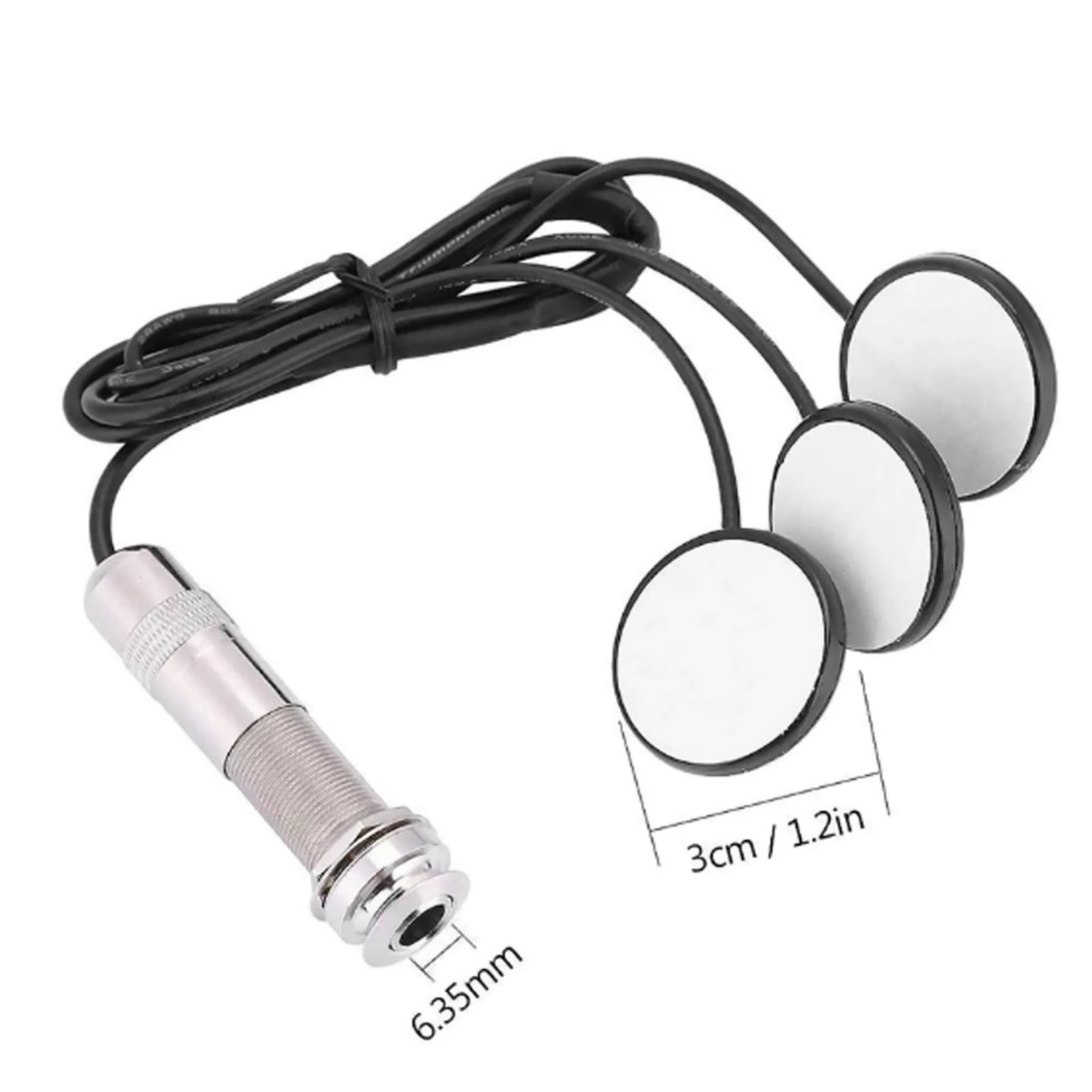 TAPDRA Piezo Pickup Stable Sound Quality Stick Patch Structure For Acoustic Mandolin Banjo Instrument Use