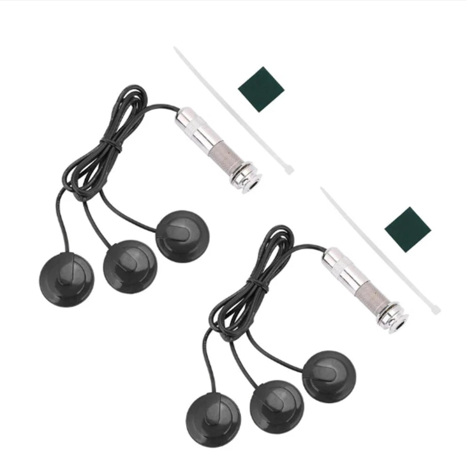 TAPDRA Piezo Pickup Transducer 3cm Diameter Metal ABS Material For Mandolin Banjo Acoustic Instrument Application
