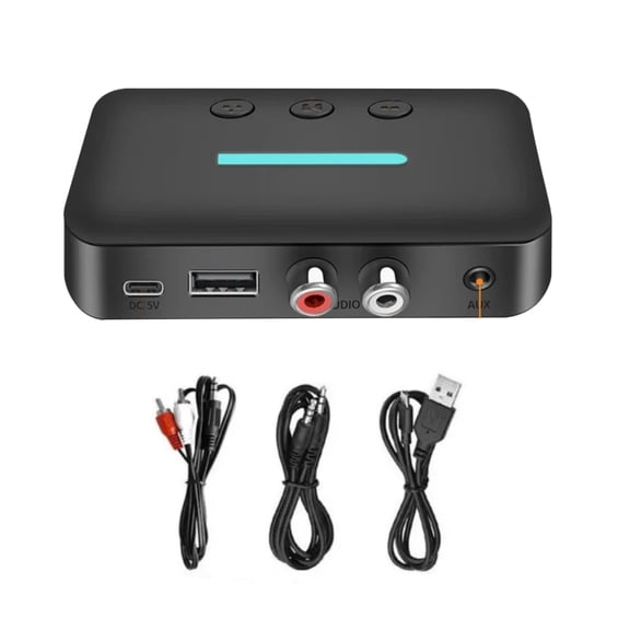 TAPDRA Plug And Play Bluetooth Audio Receiver Usb Flash Drive Music Player 3.5mm Aux Rca Port For Vintage Speaker Modification