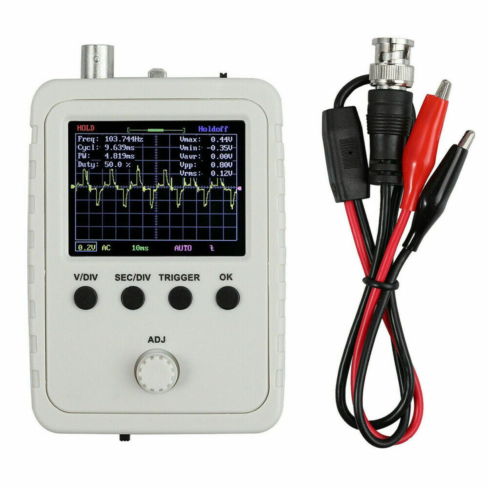 TAPDRA Portable 1MSa/s Digital Oscilloscope with 200KHz Bandwidth for Electronics Testing and Education