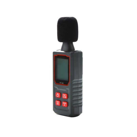 TAPDRA Portable Noise Tester NF-562 Condenser Microphone MAX MIN Data Hold Backlight LCD For Workplace Environmental Monitoring