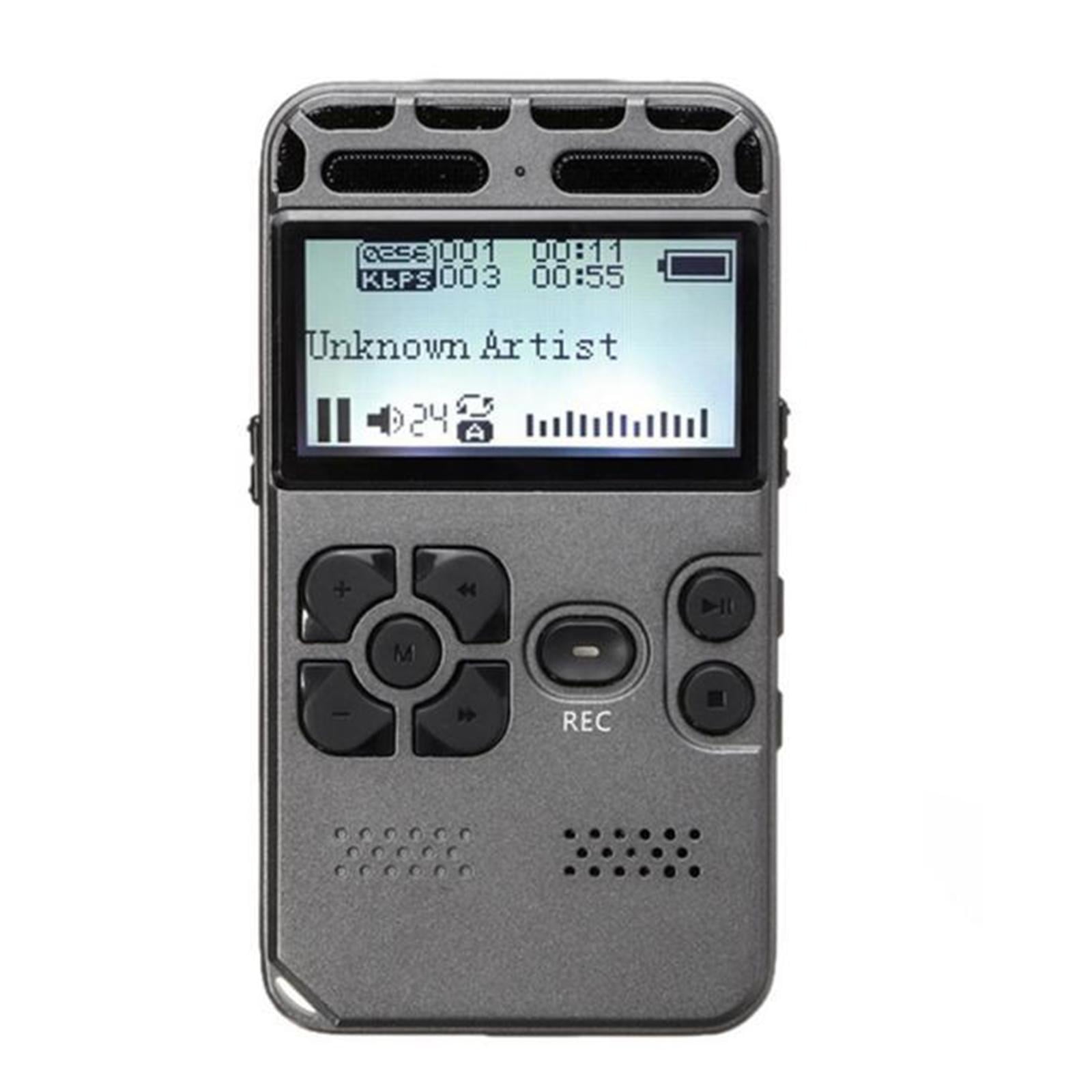TAPDRA Portable Voice Recorder with Built-in Speaker 8GB Memory, for Lectures and Meetings
