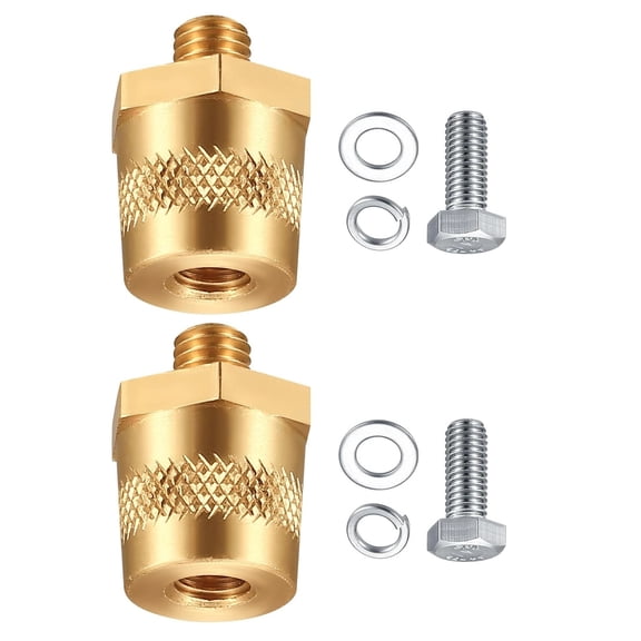 TAPDRA Positive Negative Battery Terminal Connector Brass Material Rust Proof Structure For Car Truck Generator Battery Repair