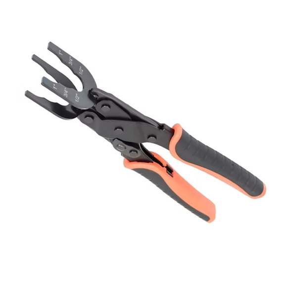 TAPDRA Push Fit Removal Tool 9.05 Inch Black Orange Steel for Pipe Fittings Rustproof Handle Easy Fast Efficient