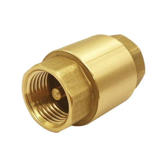 TAPDRA Push Lock Fuel Check Valve Brass Construction Anti Backflow Function For Vehicle Ship Helicopter Fuel System
