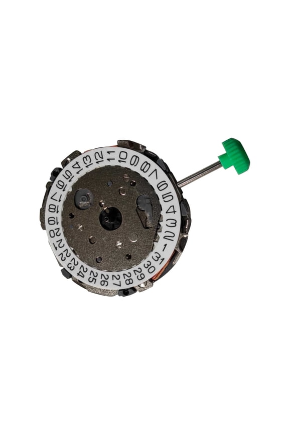 Quartz Watch Movement 23.7mm 10.5 Lignes 6 Hands For FS00 Watch Modification Chronograph 24 Hour Subdial Date 6H