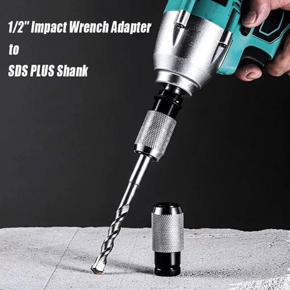 TAPDRA Quick Release Drill Adapter Four Slot Square Shank Tool Free Bit Switch For Industrial Household Drilling Usage