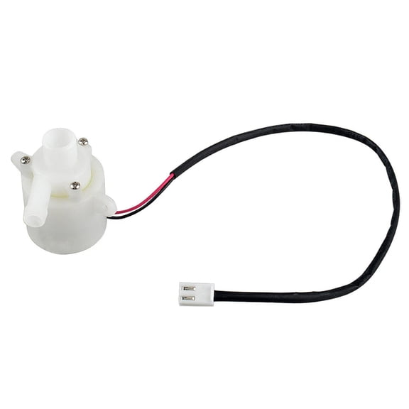 TAPDRA Quiet Water Pump DC12V 0.3A 3.6W, White Self-Priming Replacement, For HZB-50/HZB-80 Mini Portable Ice Makers