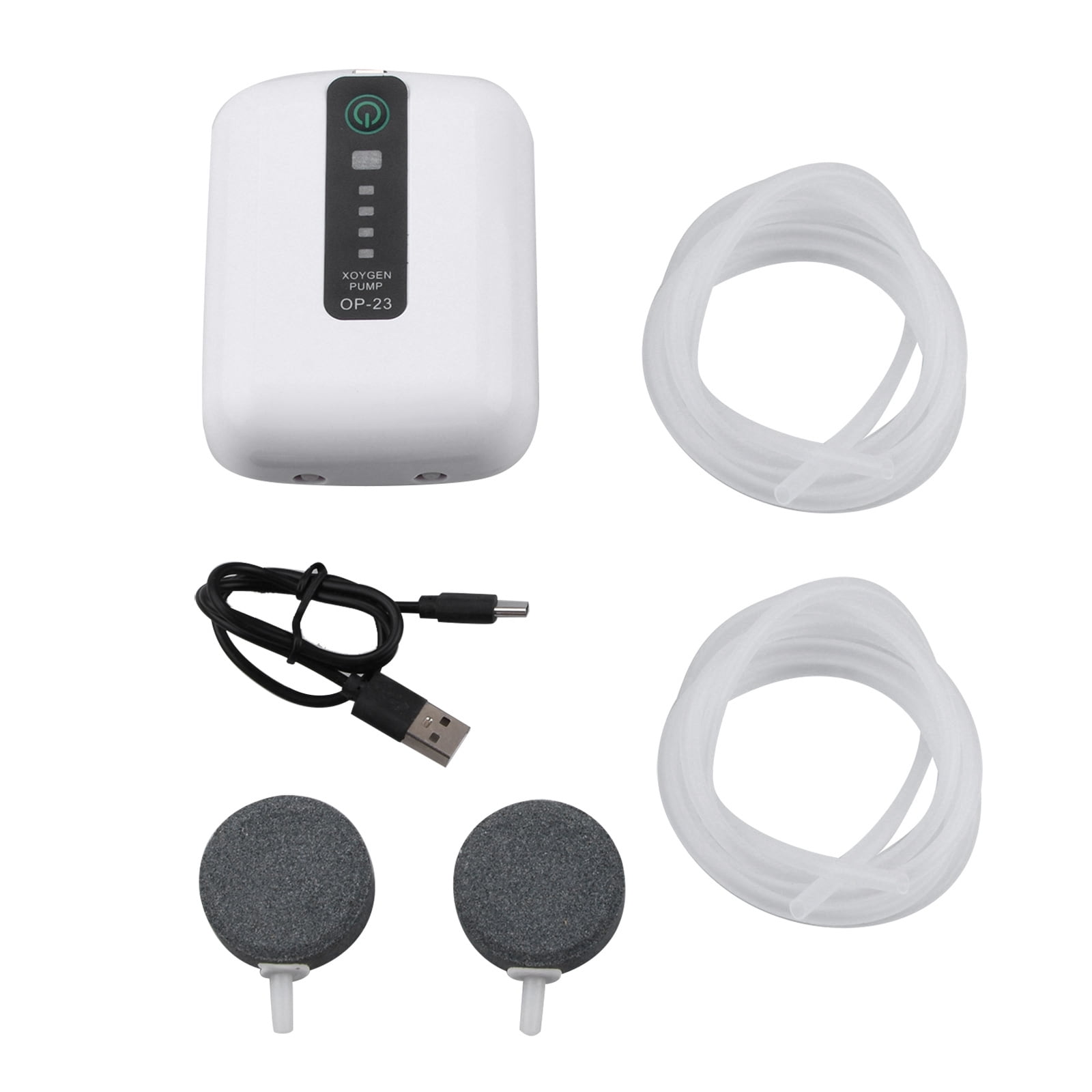 TAPDRA Rechargeable Aquarium Air Pump 3L/min Output 10H Continuous 35H Intermittent Working Time For Bait Bucket Aquarium