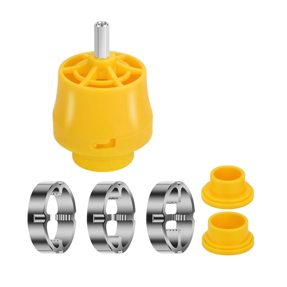 TAPDRA Round Die Set for Pipe Threading 1/2 3/4 1 Inch Hex Shank Durable Plastic Metal Plumbing Projects