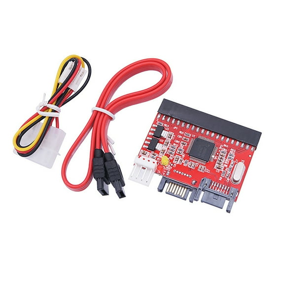 TAPDRA SATA to IDE Adapter 40Pin Interface PC Upgrade Accessory Data Cable Power Included