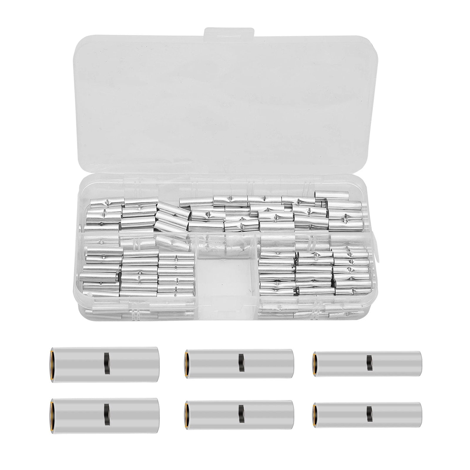 TAPDRA Seamless Copper Butt Connectors Kit Low Resistivity Corrosion Resistance For Automotive Marine Electrical Systems