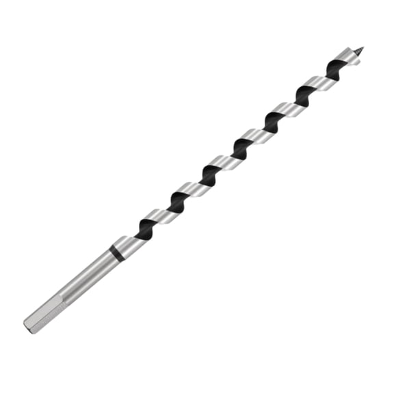 TAPDRA Self Feeding Auger Drill Bit Single Blade Hollow Milling Edge 10 Inch Drilling Depth For Garden Fence Installation Tree Planting