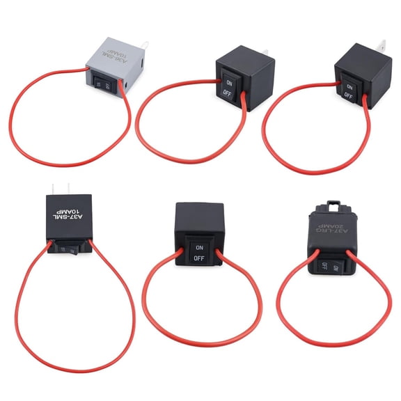 TAPDRA Silver Contact Relay Bypass Switch Set Dustproof Waterproof Design For Automotive Fuel Pump Circuit Testing Accessory